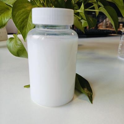 Styrene / Acrylates Copolymer Milky White Liquid Film Former Water Resistance Effect For Cosmetics